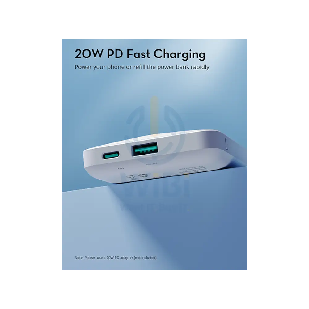 بنك راف باور PD 20W 20W 10000 مللي امبير مغناطيسي لاسلكي طاقة - بنك أبيض اكسسوارات > طاقة محولات