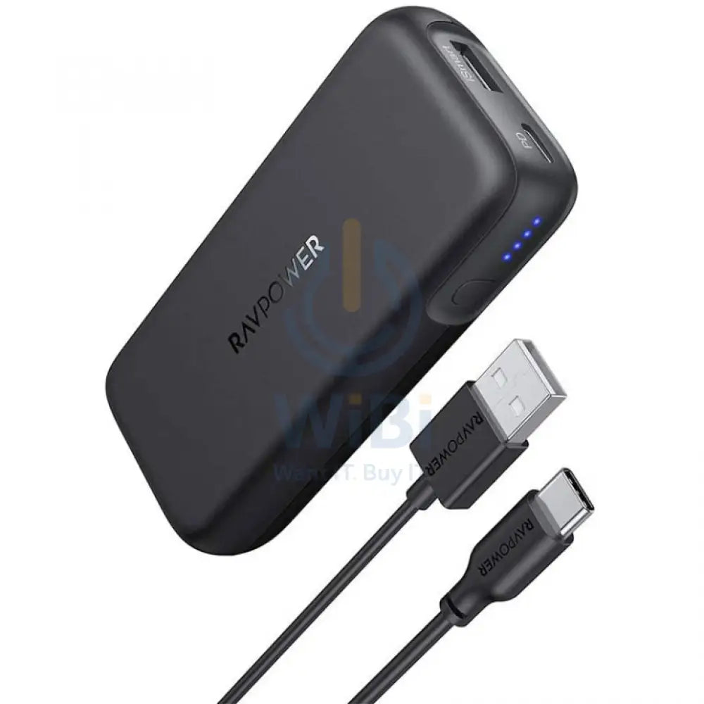 RavPower PD Pioneer 10000mAh 29W Portable Charger 2-Port Power Bank RP-PB186 - Black Accessories > Power Bank > Offer