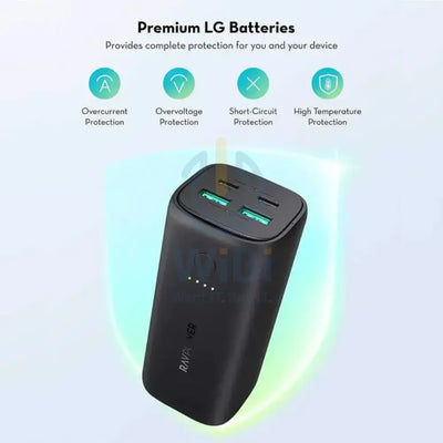 RavPower PD Pioneer 20000mAh 50W 4-Port Power Bank Accessories > Power Adapters