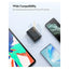 RAVPower PD+QC 2-Port 18W Power Bank - 10,000 mAh / Black