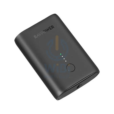 RAVPower PD+QC 2-Port 18W Power Bank - 10,000 mAh / Black