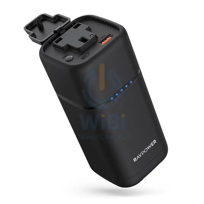 RAVPower Pioneer 80W AC Portable Power Bank - 20,000mAh / Black