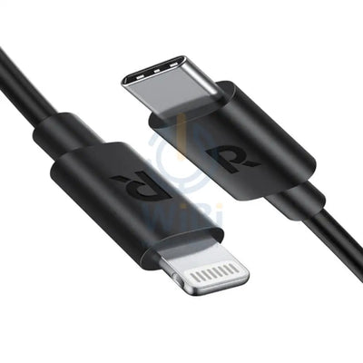 RAVPower RP-CB1016 TypeC-Lightning Cable 1m TPE Black Accessories > Cables & Converters > Cables