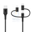 RAVPower RP-CB1033 3 in 1 cable Black Global Accessories > Cables & Converters > Cables