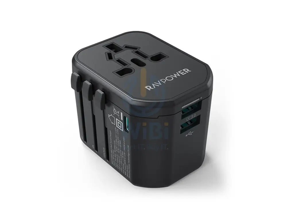 Ravpower RP-PC1033 Pd Pioneer 20 Watts 3-Port Travel Charger Accessories > Power Adapters