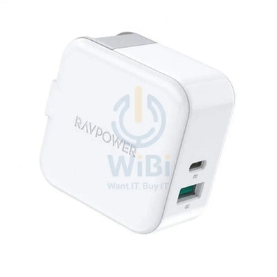 RAVPower RP-PC110 Dual Port USB Wall Charger - 18W / White Accessories > Power Adapters