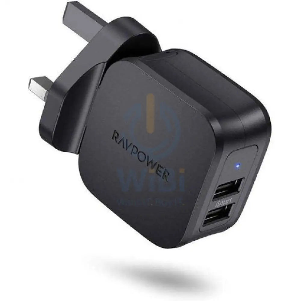RAVPower RP-PC121 Prime USB Wall Charger UK - 17W / 2-Port / Black Accessories > Power Adapters