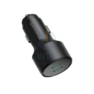 RAVPower RP-VC028 PD Pioneer Car Charger - 40W / 2-Port / Black Accessories > Power Adapters