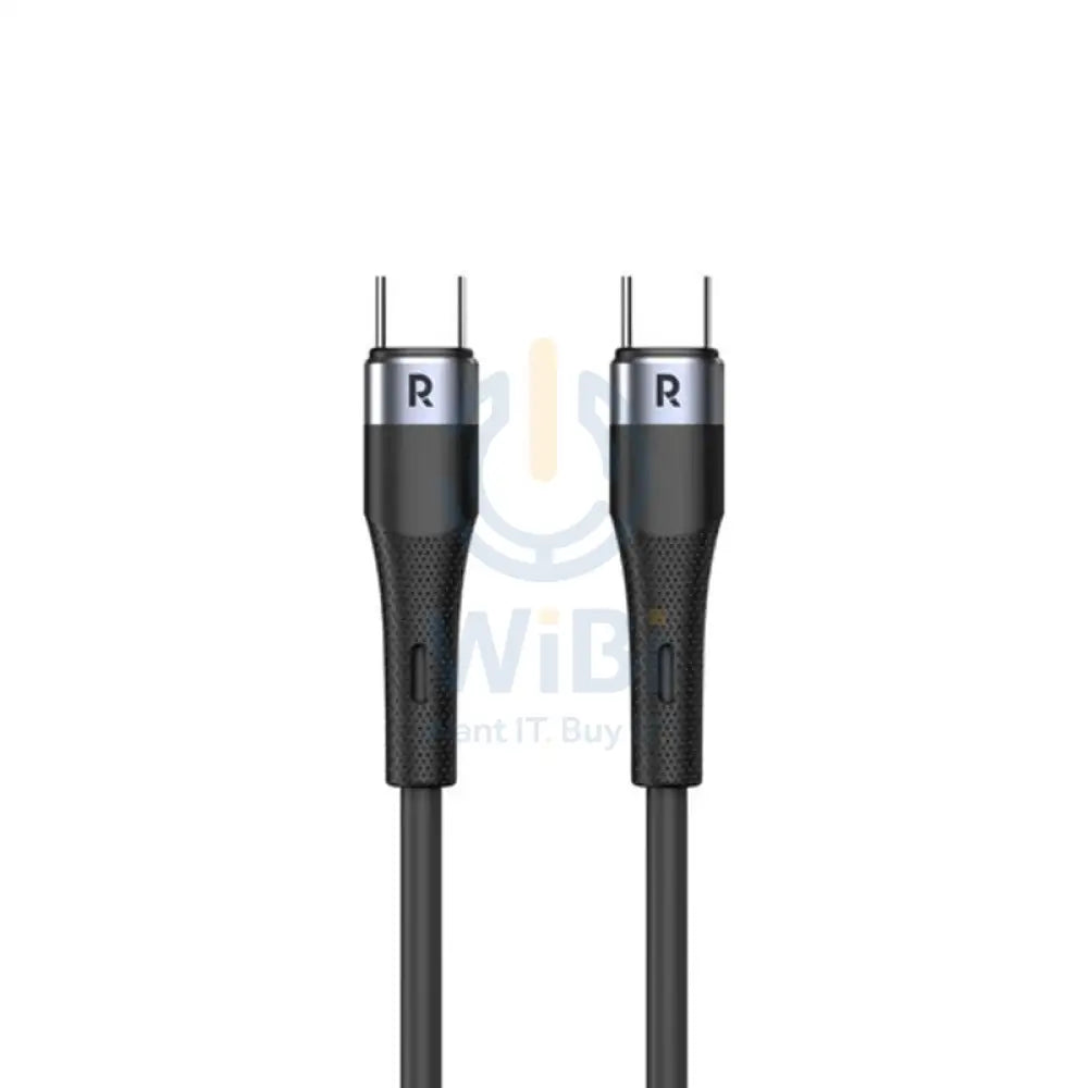 كابل  RAVPower Silicone كابل  1 متر / 60 واط / 480 ميجابت في الثانية / يو اس بي- أسود اكسسوارات  كبلات  محولات  كبلات