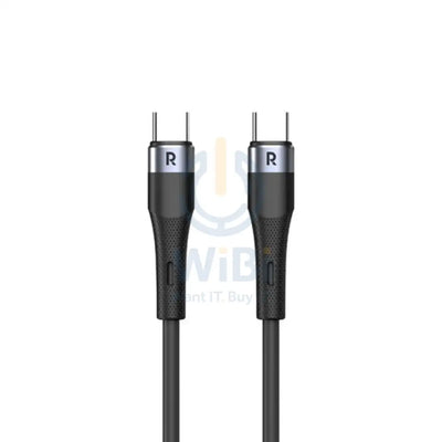 RAVPower Silicone Cable - 1M / 60W / 480Mbps / USB-C - Black Accessories > Cables & Converters > Cables