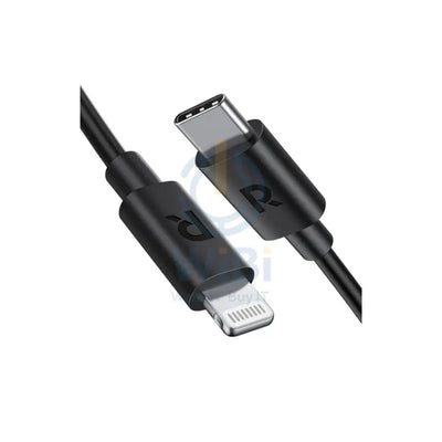 RAVPower TPE Type-C / Lightning Cable - 2 Meter / Black Accessories > Cables & Converters > Cables