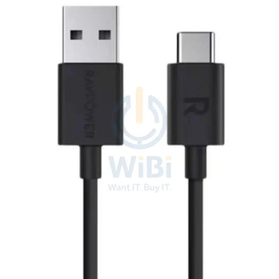 كابل  RAVPower TPE يو اس بي  إلى  كابل  1 متر  أسود اكسسوارات  كبلات  محولات  كبلات
