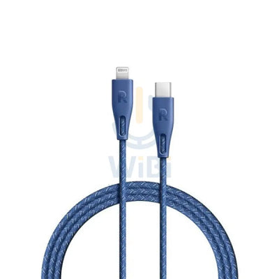RAVPower Type-C to Lightning Cable 1.2m - Nylon Blue Accessories > Cables & Converters > Cables