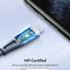 RAVPower Type-C to Lightning Charging Cable - 1.2 Meter / Nylon Grey Accessories > Cables & Converters > Cables