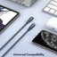 RAVPower Type-C to Lightning Charging Cable - 1.2 Meter / Nylon Grey Accessories > Cables & Converters > Cables