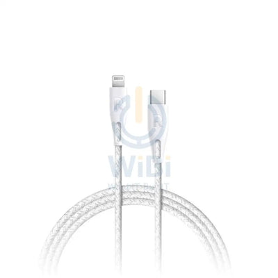 RAVPower Type-C to Lightning Charging Cable - 1.2 Meter / Nylon White Accessories > Cables & Converters > Cables