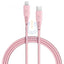 RAVPower Type-C to Lightning Charging Cable - 1 Meter / Nylon Pink Accessories > Cables & Converters > Cables