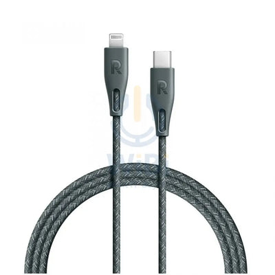 RAVPower Type-C to Lightning Charging Cable - 2 Meter / Nylon Green Accessories > Cables & Converters > Cables