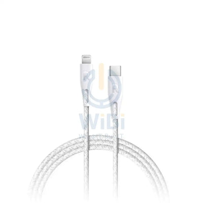 RAVPower Type-C to Lightning Charging Cable - 2 Meter / Nylon White Accessories > Cables & Converters > Cables