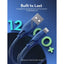 Ravpower USB A To Lightning Charging Cable - 1.2Meter / Nylon Blue Accessories > Cables & Converters > Cables