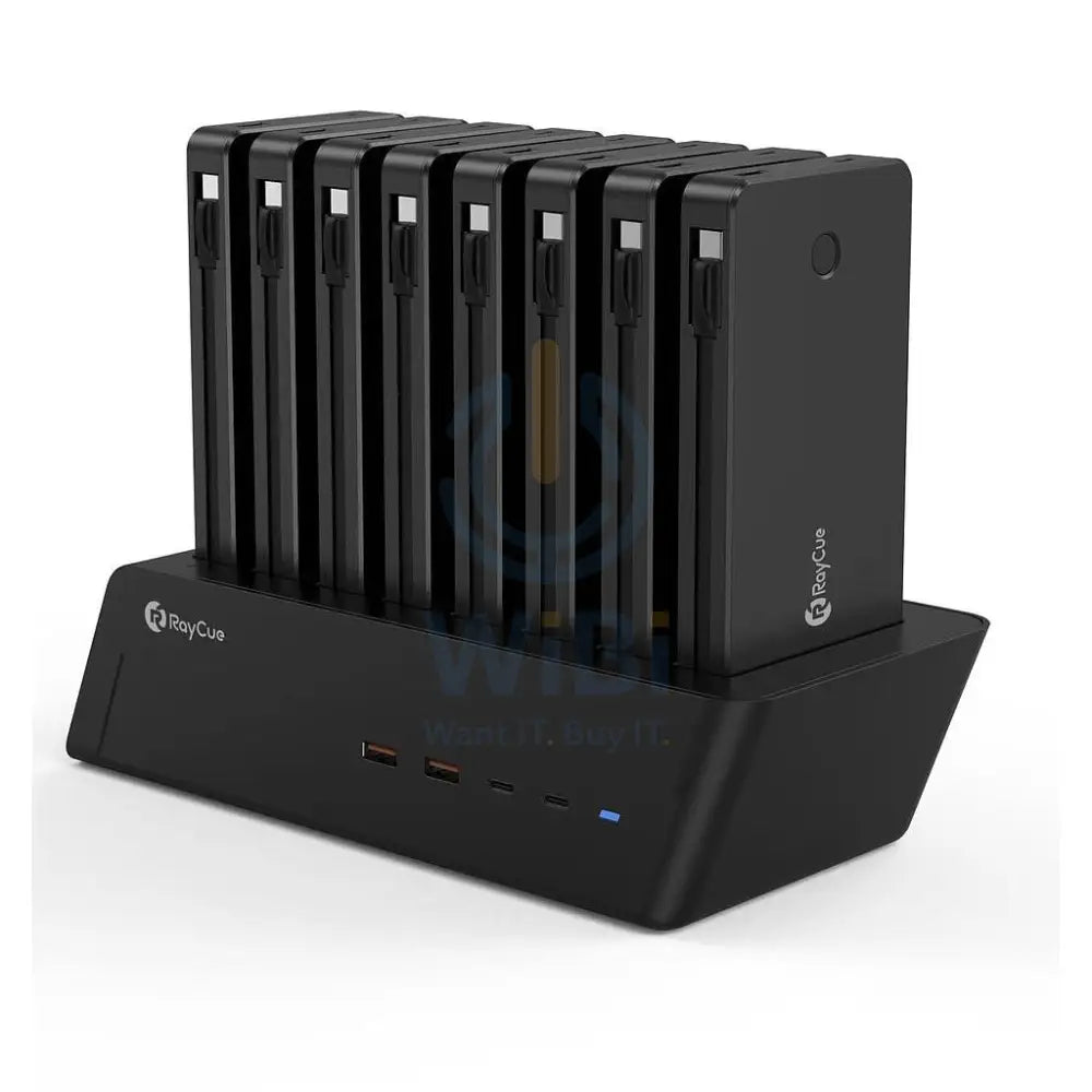 Raycue BoostDock 8 in 1 Charging Station Combo with 8*10000mAh PD20W Power Bank-UK Accessories > Power Station