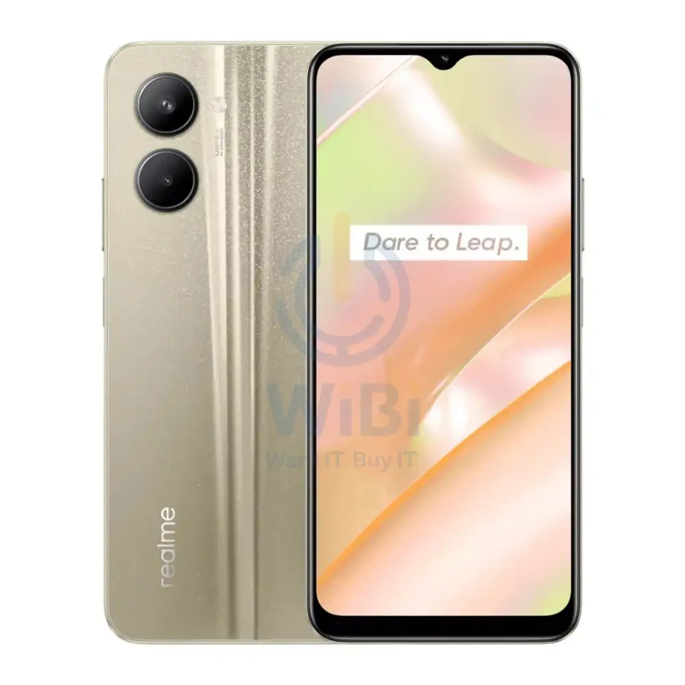 Realme C33 4GB RAM 128GB Memory - Sandy Gold Mobiles & Tablets > Mobiles