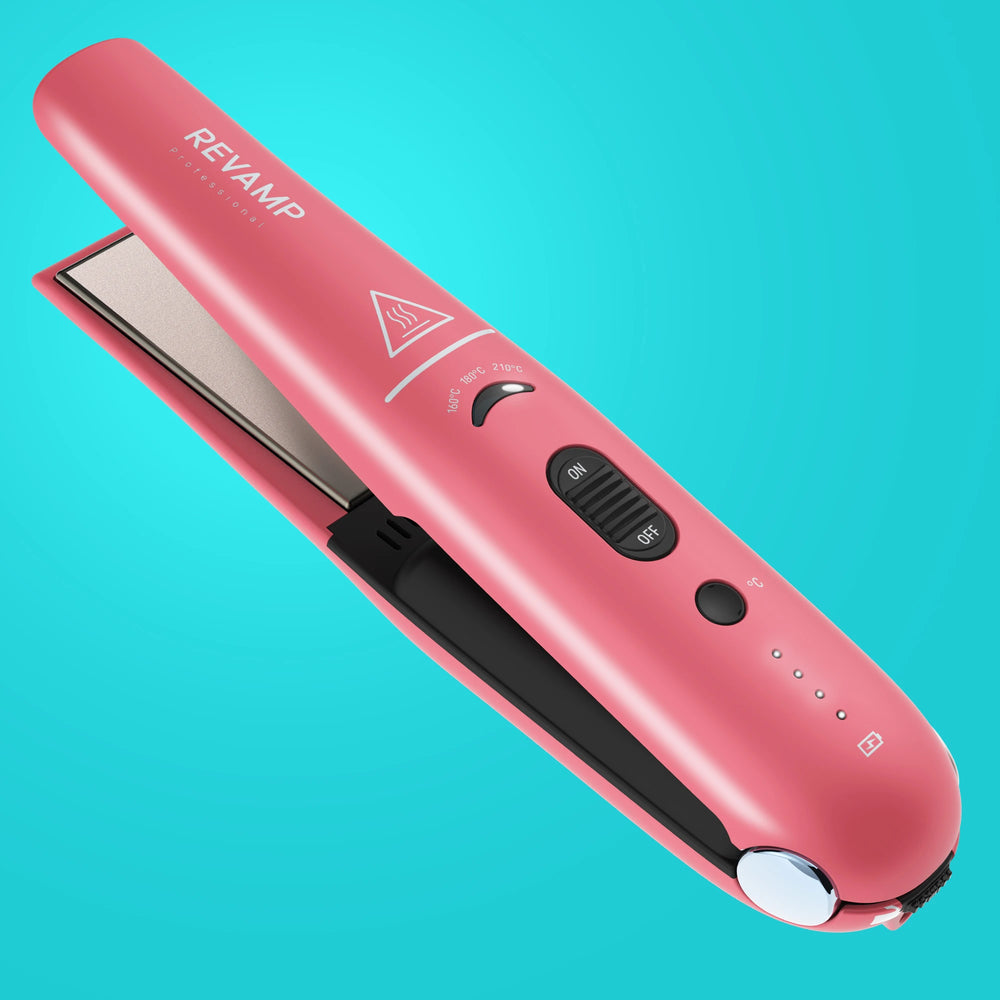 Revamp - Liberate Cordless Compact Hair - Straightener - Pink