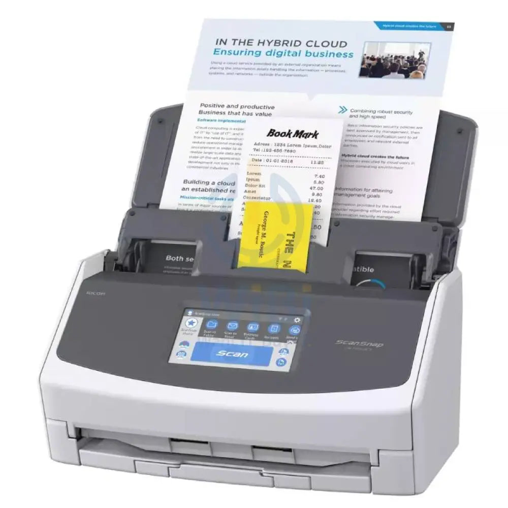 ريكو ScanSnap iX1600 - 40 صفحة في الدقيقة / 600 نقطة في البوصة / A4 / يو اس بي / واي-فاي / ADF ماسح ضوئي الطابعات والماسحات الضوئية > ماسحات ضوئية