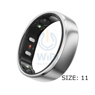 RingConn Smart Ring Gen 2 - Size-11 / Silver Accessories > Smart Devices