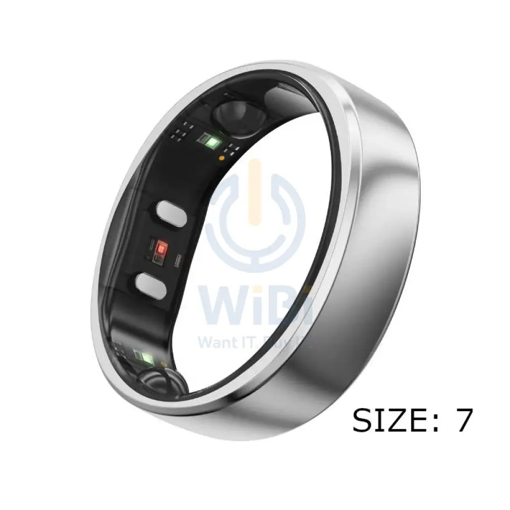 RingConn Smart Ring Gen 2 - Size-7 / Silver Accessories > Smart Devices