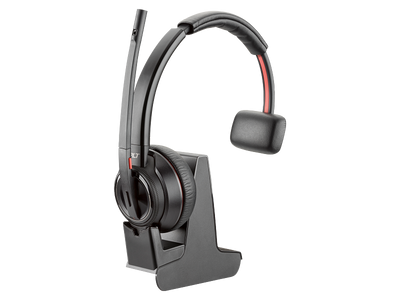HP HP Poly Savi 8210 UC DECT 1880-1900 MHz USB-A Headset - Monoaural / Bluetooth 4.2 / Black