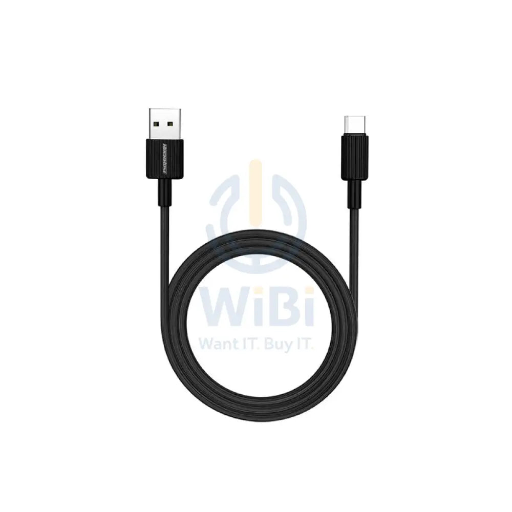 RockRose 2.4A USB-C PVC - 1M / Black Accessories > Cables & Converters > Cables