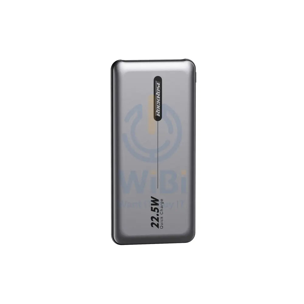 RockRose 20000 mAh 22.5W Max PD & QC 3.0 Quick Charge Power Bank - Grey Accessories > Power Bank