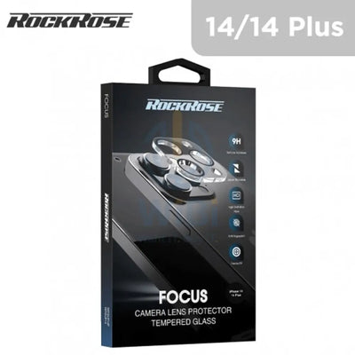 RockRose Focus Camera Lens Protector for iPhone 14 & 14 Plus - Black Accessories > Mobiles & Tablets > Mobiles > Screen