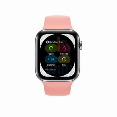 Rockrose Rough Jade Silicone Apple Watch Band - Pink Accessories > Smart Watches