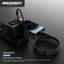 RockRose Transparent 27W Fast Charging Cable with Digital Power Display USB-C to Lightning - Black Accessories > Cables