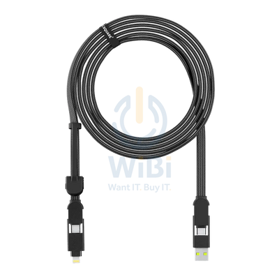 Rolling Square inCharge XL 3m - Black Accessories > Cables & Converters > Cables