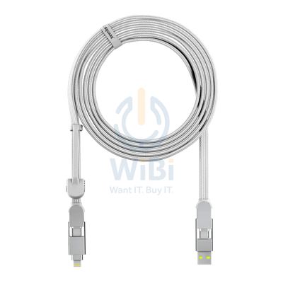 Rolling Square inCharge XL 3m - White Accessories > Cables & Converters > Cables