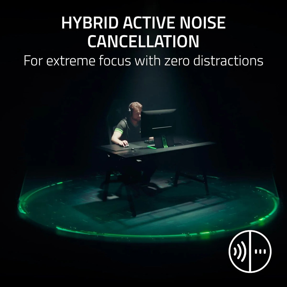 Razer BlackShark V3 Pro HyperSpeed Wireless Gen 2 Gaming Headset With Hybrid Active Noise Cancellation - White Edition