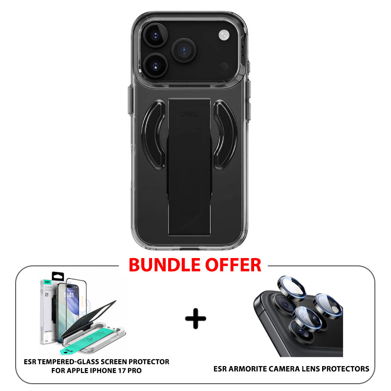 Uniq Hybrid Heldro Air Magclick Charging Case For Apple iPhone 17 Pro - Vapour Smoke