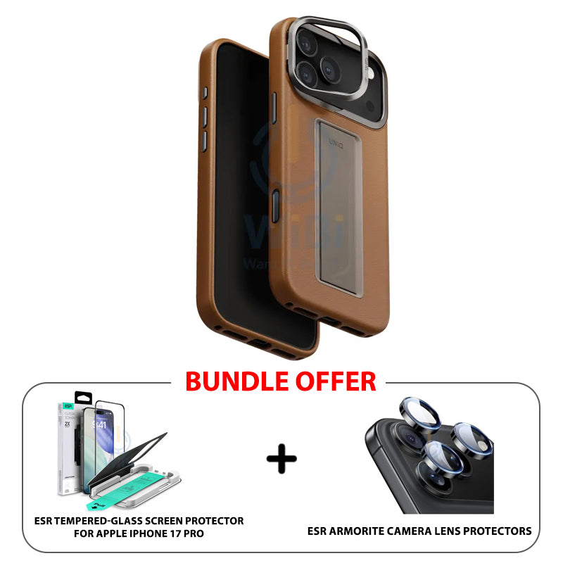 UNIQ Hybrid Heldro Pro Magclick Charging For iPhone 17 Pro (2025) 6.3 - Caramel