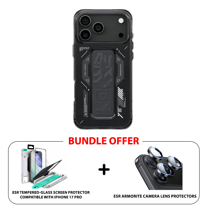 SKINARMA Helio Mag-Charge حافظة مع حامل  ابل ايفون  برو 2025) - جرافيت