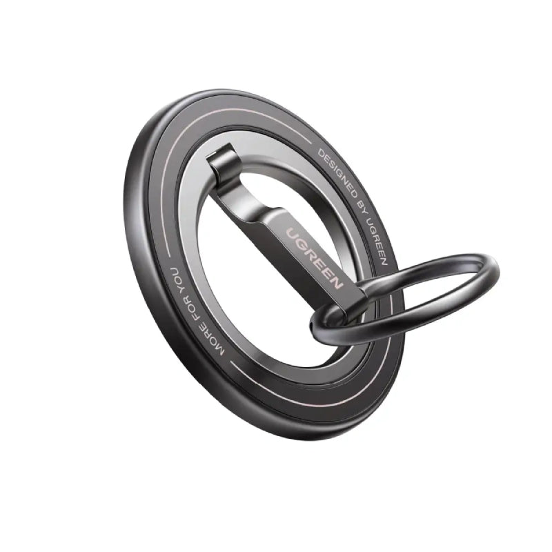 UGREEN Magnetic Phone Ring Holder With Stand - Matte Grey