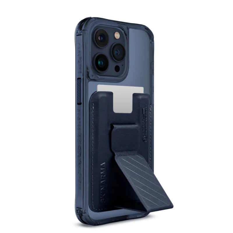 SKINARMA SAIDO Mag-Charge With KADO Card Holder - iPhone 15 Pro Max / Blue