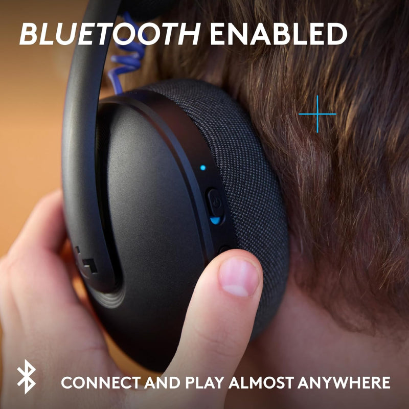 Logitech G325 LIGHTSPEED Wireless Gaming Headset - Bluetooth 5.2 / USB-C to USB-A / Black