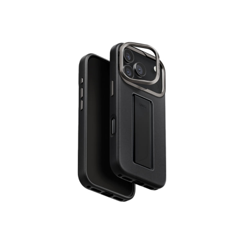 UNIQ Hybrid Heldro Pro Magclick Charging Case For iPhone 17 Pro - Black