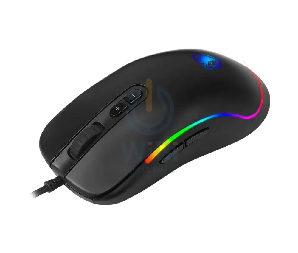 SADES Revolver Gaming Mouse rgb- S11 Accessories > Keyboard & Mouse > Gaming Zone