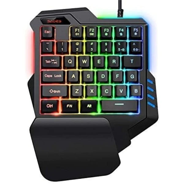 SADES RGB One Handed Gaming Keyboard TS-36