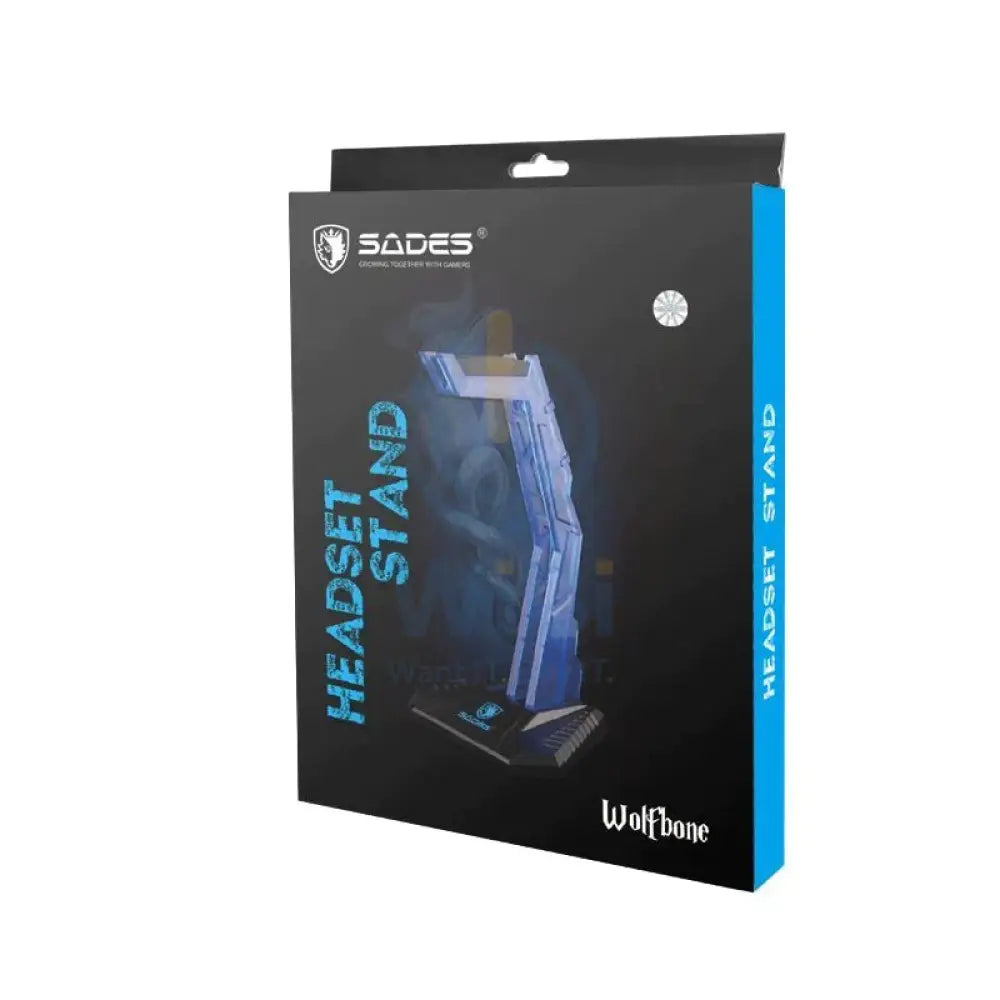 Sades Wolfbone Headset Stand (SA-D1) - Blue Accessories > Other Accessories > Gaming Zone