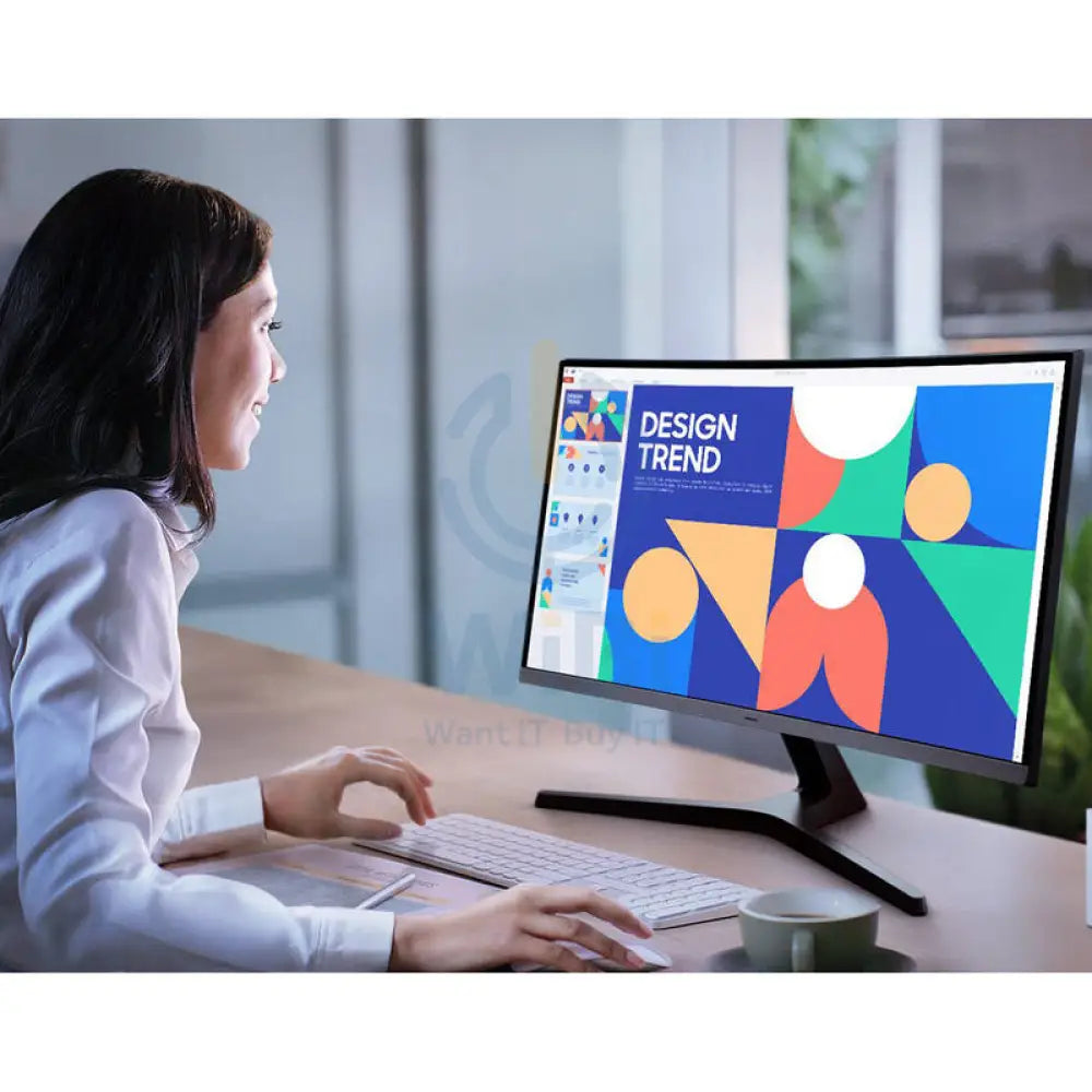 Samsung 32’’ Essential S3 Curved Monitor - 32.0’’ FHD / 4ms / 100Hz / HDMI 1.4/D-Sub - Curved Monitor Monitors &